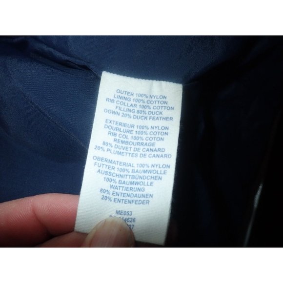 Boden Mens Down Vest XXL Zip Blue‎ with Dog Print Union Jack Interior Zip - Picture 9 of 9